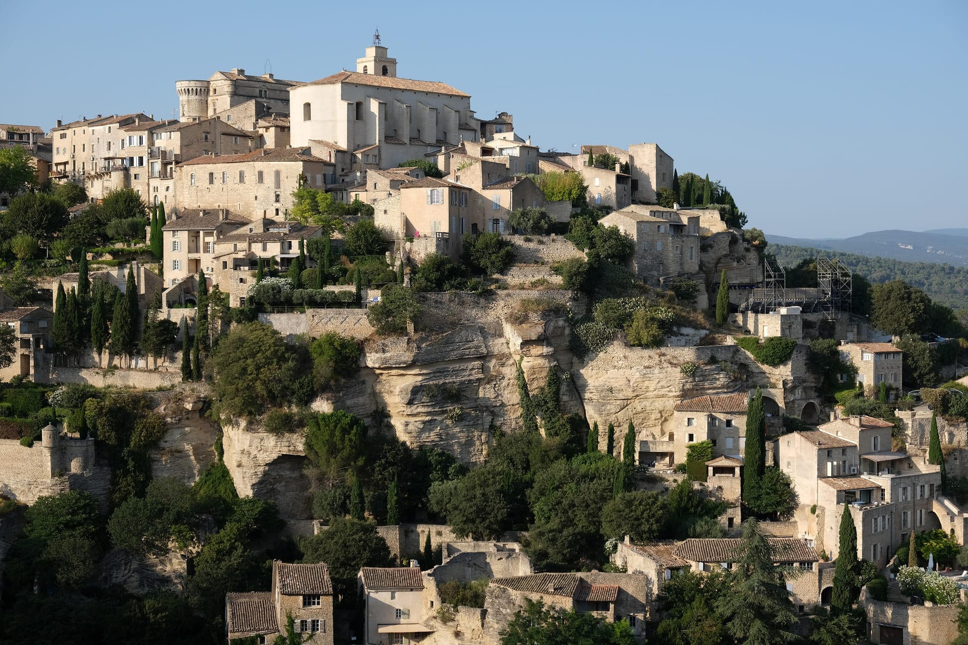 Luberon hill villages in Provençal light